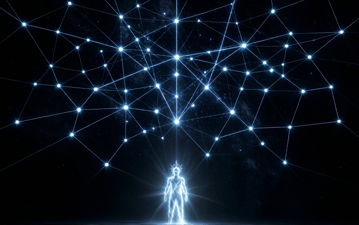 一个人展开领域，照亮整片星域